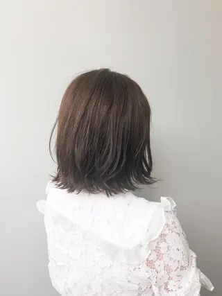 セミロング カラー パーマ ヘアアレンジ メンズ キッズ ネイル マツエク・マツパ 当日予約⭕️ Rene’のヘアスタイル