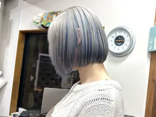 ミディアム カラー 馬場 涼平のヘアスタイル