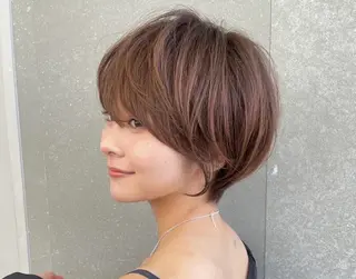 ショート 《髪質改善✖️レイヤ ー🩶》ナオヤのヘアスタイル