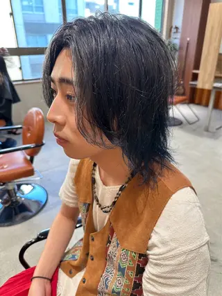 ミディアム メンズ Keito / walt名駅店のヘアスタイル