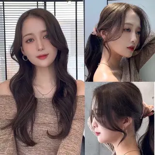 セミロング カラー 🌫️大人韓国ヘア 🌫️naoyaのヘアスタイル
