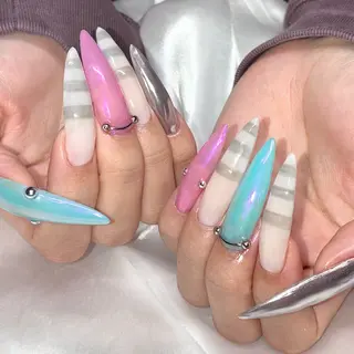 ネイル Nail ヌシん家 AKANEのネイルデザイン