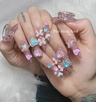 ネイル HANA 長さだしのネイルデザイン