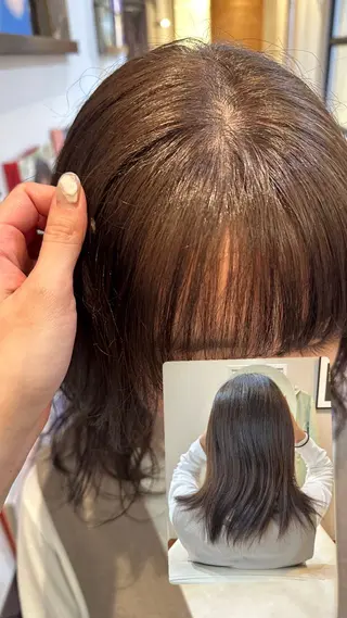 ミディアム momo 札幌美容師のヘアスタイル