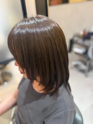ミディアム ボブ🫧透明感カラー 💎Sayakaのヘアスタイル