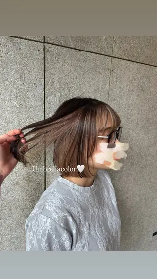 ミディアム カラー 似合わせカラー🎀 sawa🎀池袋のヘアスタイル
