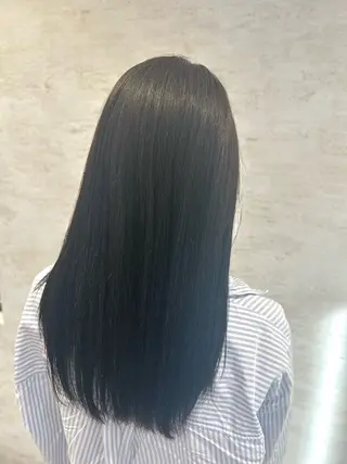 ロング カラー レイヤー/ハイトーン 艶感/ririkaのヘアスタイル