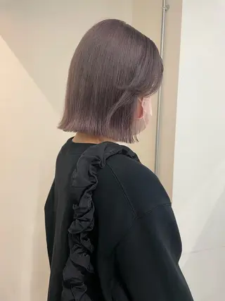 ミディアム カラー 🫧ハイトーン✨格安 より質💐マンツーマのヘアスタイル