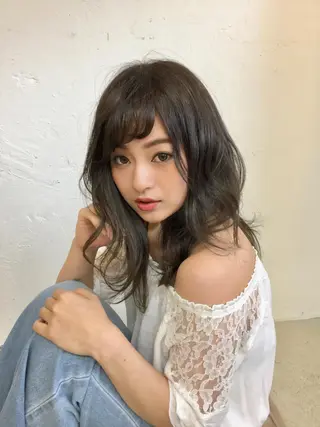 ロング カラー パーマ ヘアアレンジ メンズ キッズ ネイル マツエク・マツパ 【サンバイエム】 公式のエステ・リラクイメージ