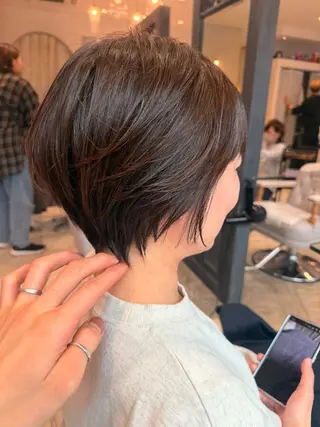 ショート ショート/ボブ アンドウ☺︎のヘアスタイル