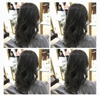 ロング カラー ネイル ナチュラル艶ヘア 🌸内田彩香のヘアスタイル