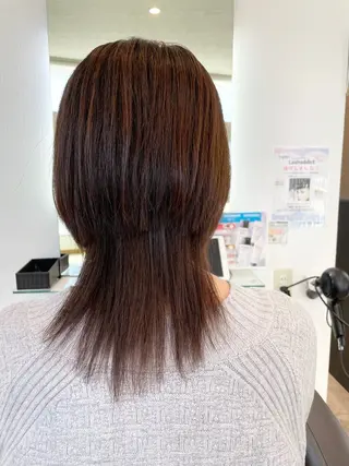 セミロング 甲田 和生のヘアスタイル