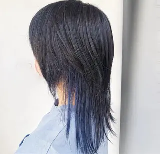 ミディアム カラー lore umeのヘアスタイル