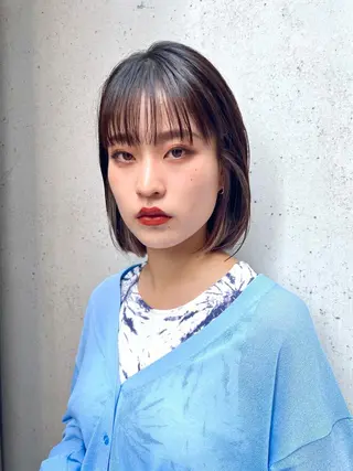 ショート カラー レイヤー専門家 ダブルカラー修のヘアスタイル
