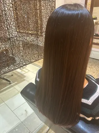 ロング 武藤 夕菜のヘアスタイル