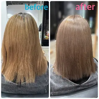 ミディアム ARMONY えりのヘアスタイル