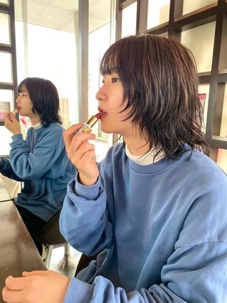 ミディアム 横地 凌のヘアスタイル