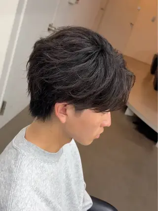ショート 🔥無料メンズカット メンズパーマ／はるとのヘアスタイル