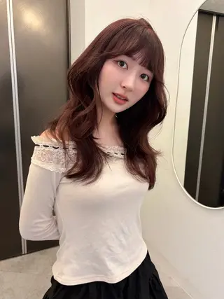セミロング 髙杉 心のヘアスタイル