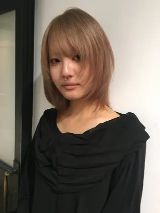 カラー 🪺透明感カラー/ 暖色/カエデ🪺のヘアスタイル