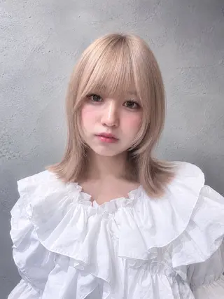 ショート カラー HAIR SALON mimiのヘアスタイル