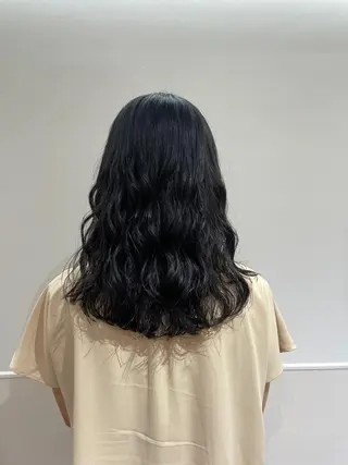セミロング 縮毛矯正/レイヤー 🌙児玉光瑠のヘアスタイル
