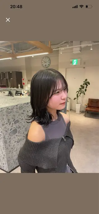ミディアム 似合わせカット🎀 梅田‎🤍sayaのヘアスタイル