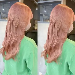 セミロング カラー yoriダブルカラー 代表すがわらのヘアスタイル