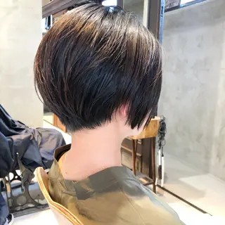 ショート すきバサミを使わない カット✂️✨郡司泰之のヘアスタイル