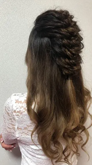 ロング 中原 優美のヘアスタイル