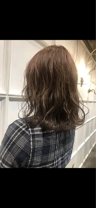 ミディアム 半個室サロン／韓国 ヘア‎Amiのヘアスタイル