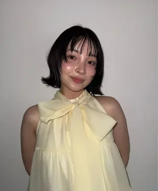 ショート 神戸レイヤーカット 顔周り/骨格診断のヘアスタイル