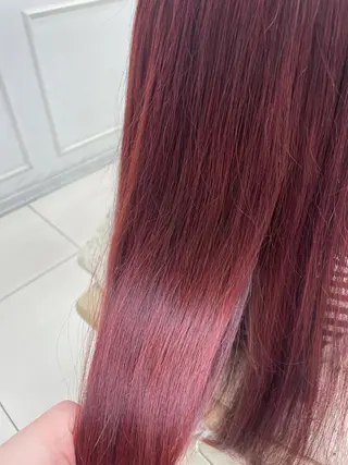 ロング 暖色🎀ゆるふわ☁️ MOERI 🍒のヘアスタイル