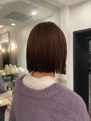 ショート カラー 🪞透け感&韓国ヘア 🪞honokaのヘアスタイル