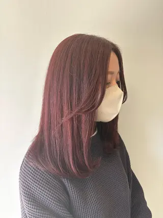 セミロング カラー DEEokazaki sae.Aのヘアスタイル
