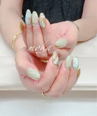 ネイル 胡蝶蘭レディースサロ ンNailMOKAのネイルデザイン