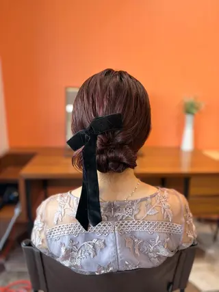 ミディアム 上島 未緒のヘアスタイル