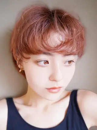 ショート カラー 【店長】韓国ヘア/ 美髪ケア 野沢綾馬のヘアスタイル