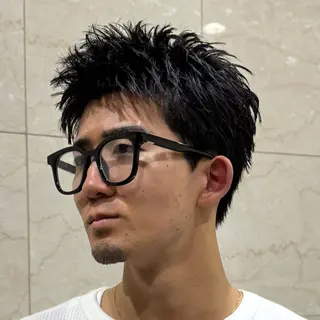 ショート パーマ メンズ 金山駅前メンズパーマ 特化COUNTERのヘアスタイル