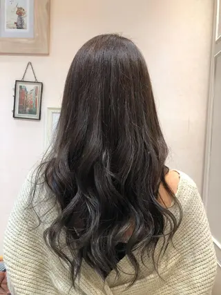 ロング カラー ツヤ髪カラー💎 佐藤あきのヘアスタイル