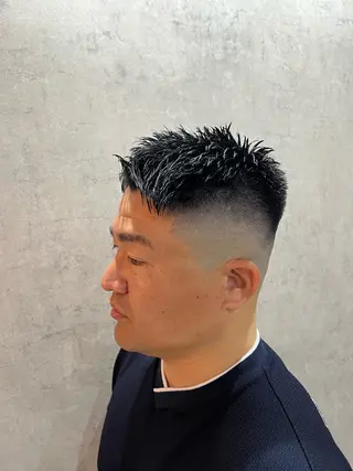 ショート メンズ 有安 明妃のヘアスタイル