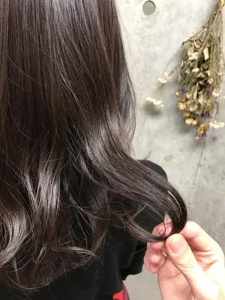 セミロング カラー ヘアアレンジ Satsuki ✂︎♡のヘアスタイル
