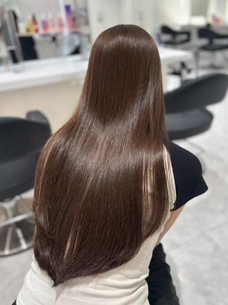 ロング レイヤーカット 🇰🇷🩶福岡天神のヘアスタイル