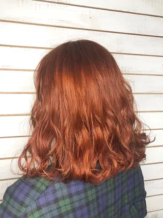 セミロング カラー 🧡艶髪/エクステ 🫧🧡YUKI❄️のヘアスタイル