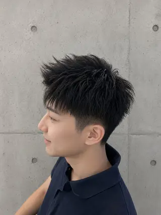 ショート メンズ ORO池田店　日向 春喜のヘアスタイル