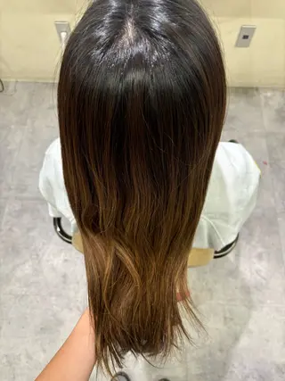 セミロング カラー ヘアアレンジ 💟Opus // Mizuki🐕のヘアスタイル