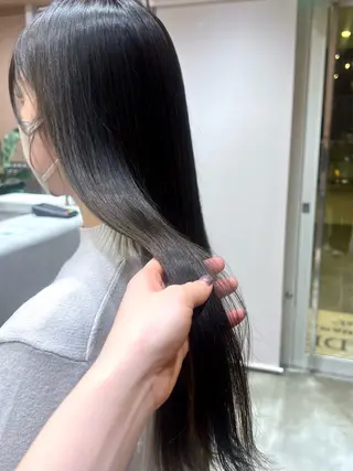 ロング カラー ボブ/ベージュ/ 透明感/kazuiのヘアスタイル