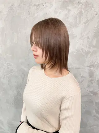 ミディアム 塚田 沙樹のヘアスタイル