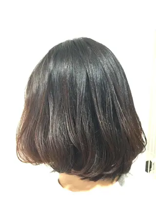 ミディアム カラー 桐谷 一史のヘアスタイル