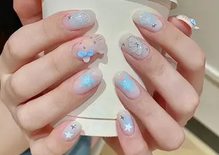 ネイル By moonネイル 🌷ワンホン/韓国風のネイルデザイン